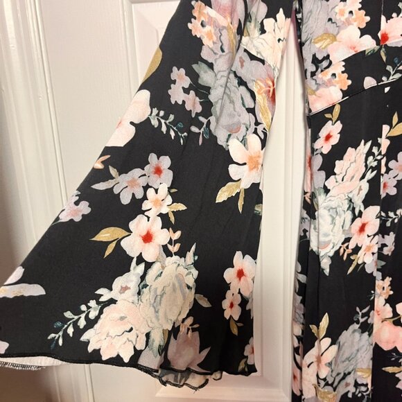 Mystic Nights Midnight Blue Print Midi Dress - Picture 3 of 6